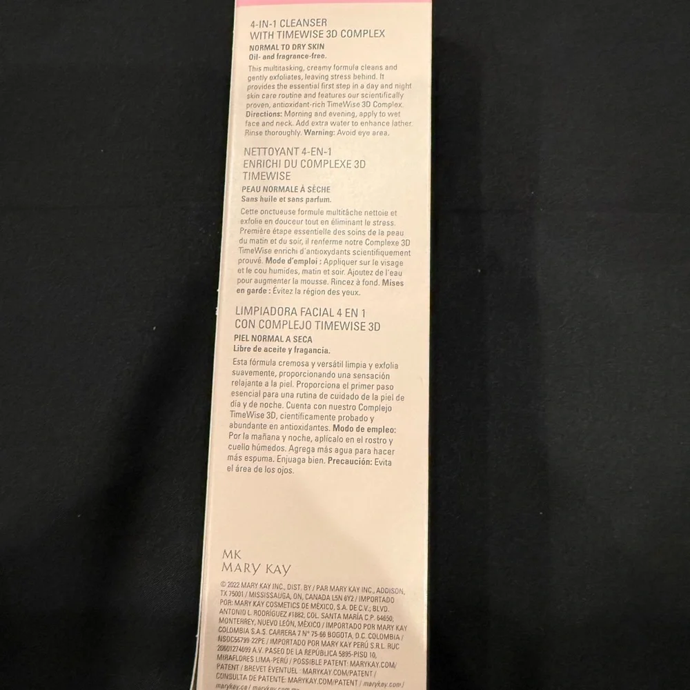 Mary Kay Timewise 4-in-1 Cleanser Normal to Dry Skin New in Box